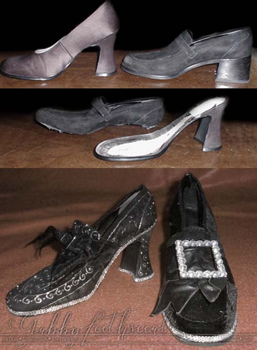 Masquerade-Costume-Shoes-WIP