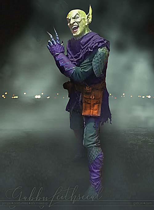 green goblin cosplay costume